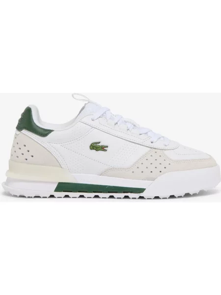 Buty do biegania Lacoste Slam Break Leather beżowy zielony 36 biały