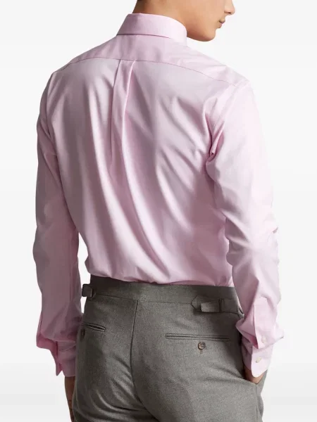 Boxeri Polo Ralph Lauren plisat cu broderie din piele gri