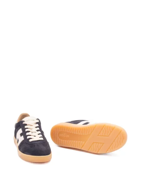 Sneakerși Hogan din piele albastru
