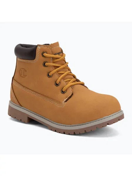 Детски обувки Champion Upstate PS Mid Cut light brown кафяво