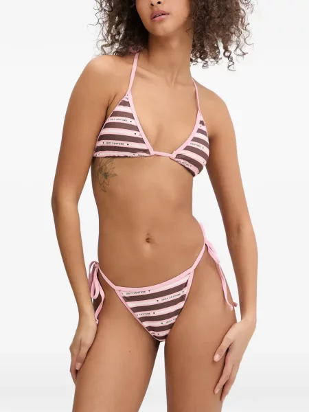 Bikini Juicy Couture cu imagine maro