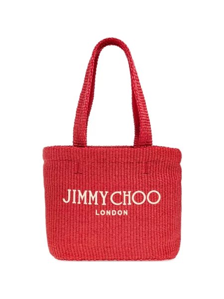 Geantă de plajă Jimmy Choo roșu