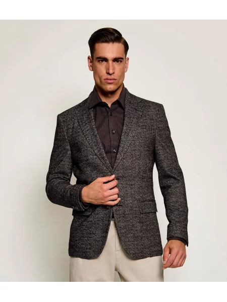 Sand Copenhagen Sacou Star Easy | Modern fit cu adaos de lână maro