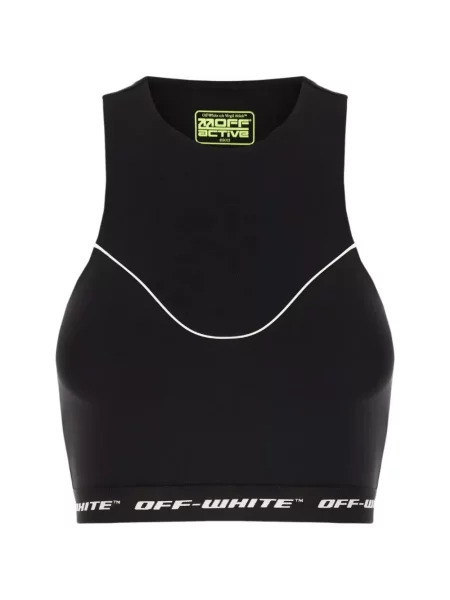 Κοντό τοπ Off-white λευκό
