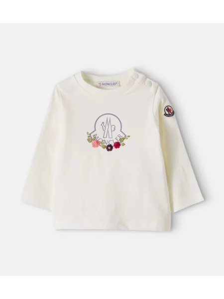 Gyerek póló Moncler Enfant fehér