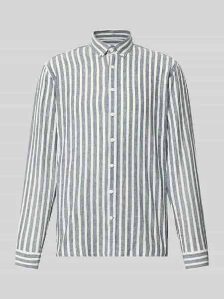 Koszula casualowa o kroju relaxed fit z kołnierzykiem typu button down Lindbergh