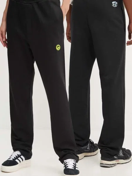 Bombažen spodnji del trenirke Barrow črna