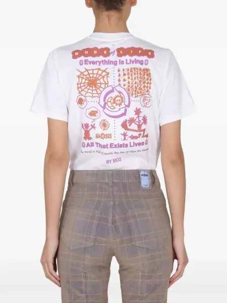 Tricou Mcq cu autograf alb