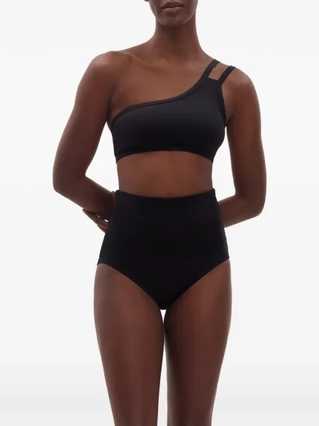 Bikini Eres cu talie înaltă negru