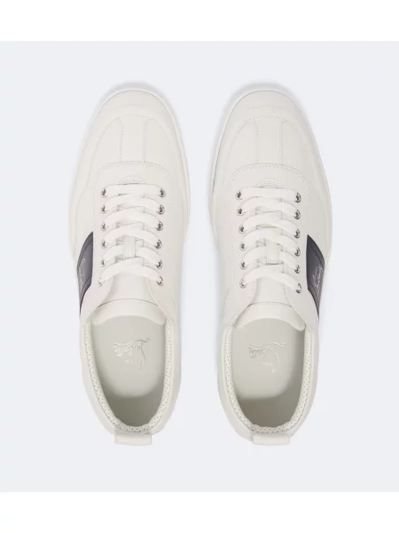 Kožené tenisky Christian Louboutin biela