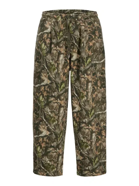 JACK & JONES Élére vasalt nadrágok JPSTEVAN BRADLEY világosbarna / khaki / olíva / sötétzöld