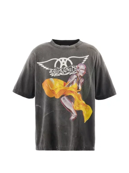 Tricou Saint Mxxxxxx cu imagine gri