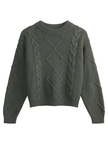 MELA Pulover SAMAIRA pin verde
