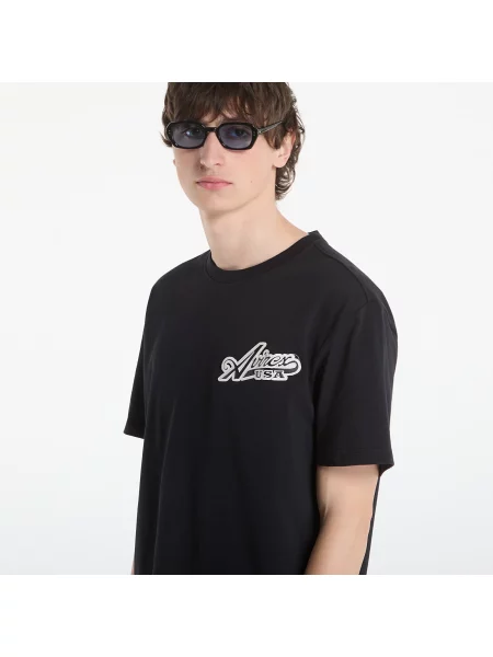 Tricou Avirex Script Tee Black XL negru