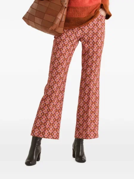 Decupat pantaloni Maliparmi cu imagine roz