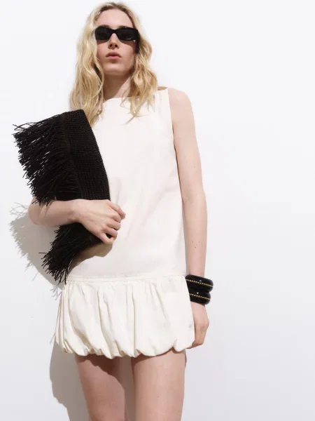 Сукня міні MANGO білий