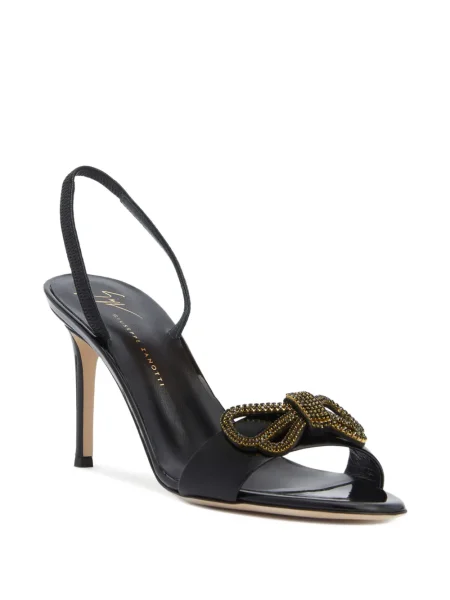 Sandale Giuseppe Zanotti cu funde slingback negru