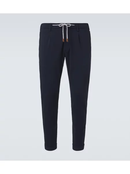 Pantaloni Eleventy albastru