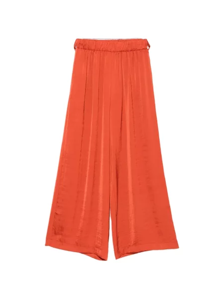 Cu centură decupat pantaloni Moutaki din satin portocaliu
