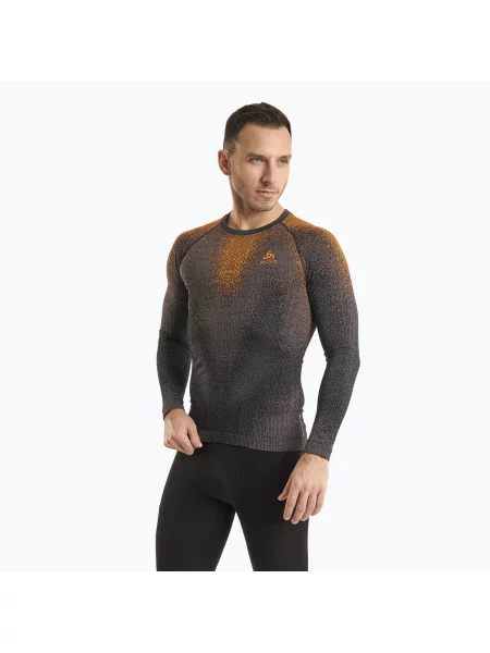 Termo mikina ODLO Blackcomb Eco oriole oranžová