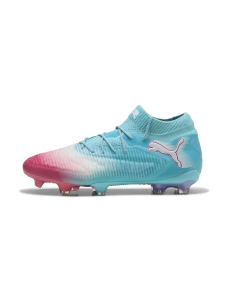PUMA FUTURE 8 ULTIMATE RE-CHARGE FG Football Boots Unisex Buty Hero Niebieski/Biały/Sunset Różowy 39 białe