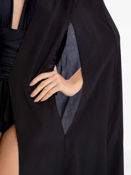 Rochie maxi Amir Slama de costum negru