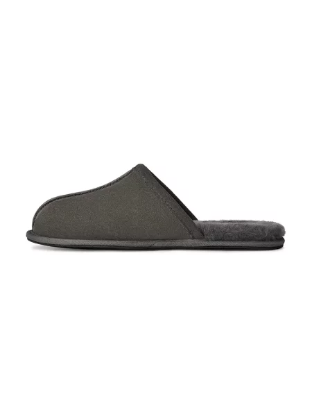 Замшеві капці UGG Scuff сірий