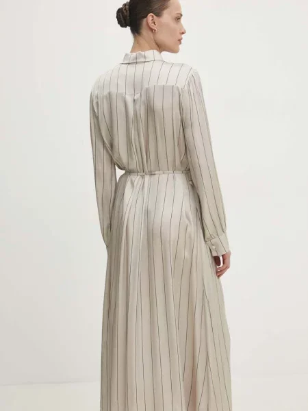 Answear Lab ruha maxi egyenes bézs