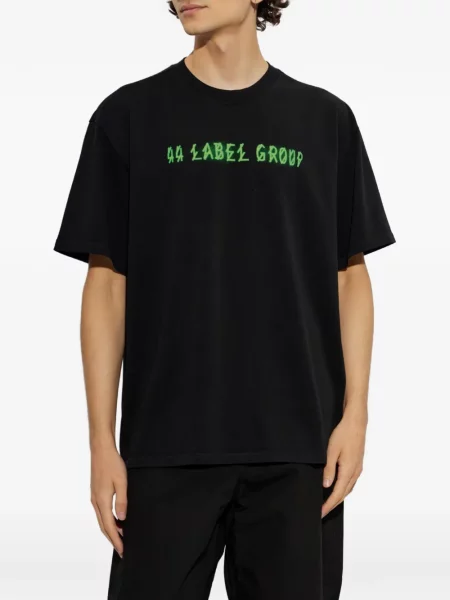 Tricou 44 Label Group cu imagine negru