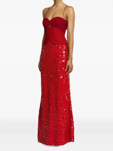 Rochie maxi Acler roșu