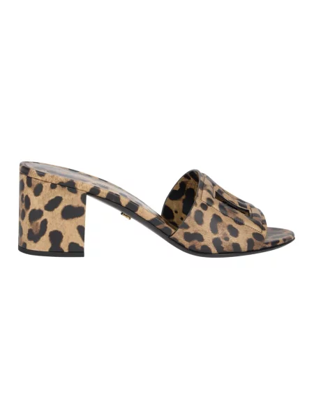 Klapki Dolce And Gabbana skórzane