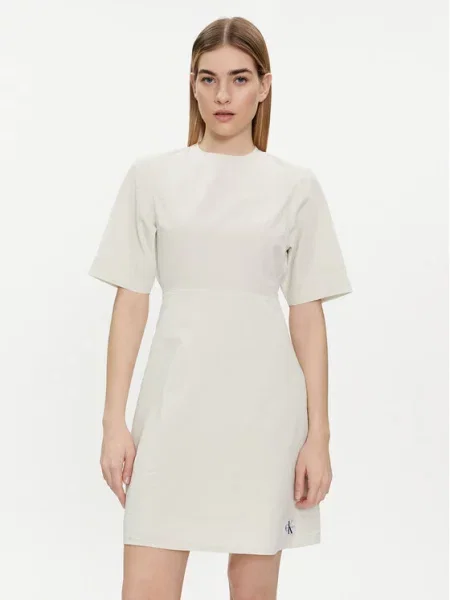 Calvin Klein Jeans Sukienka letnia Écru
