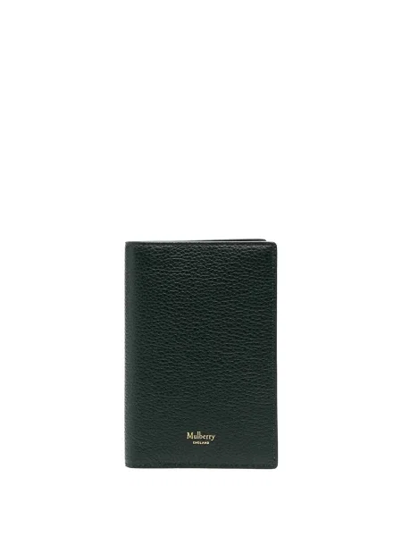 Portofel Mulberry cu autograf verde