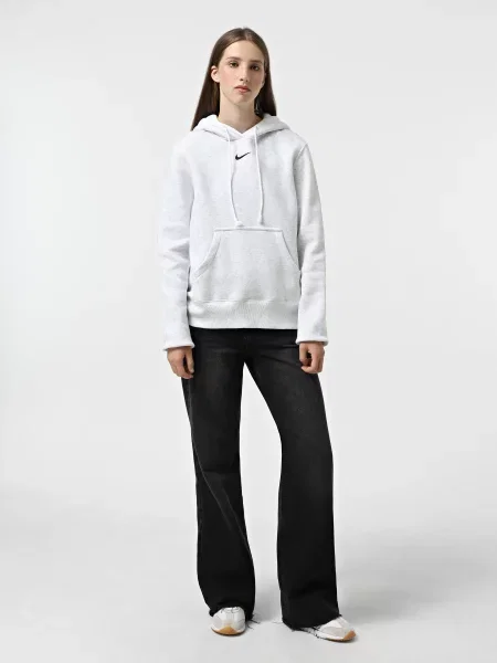 Флисовое худи Nike белое