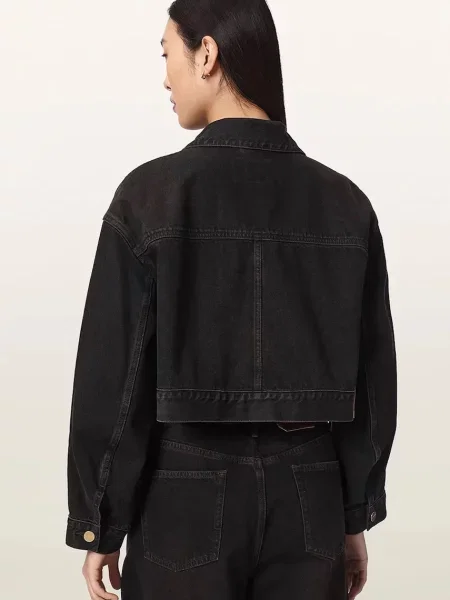 AllSaints джинсова куртка BLINK CROPPED JACKET