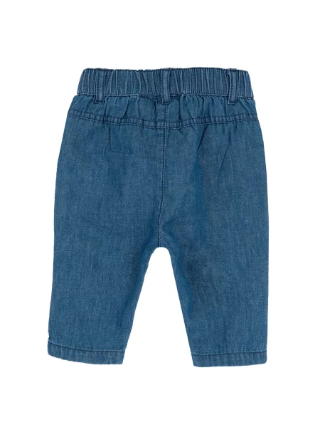 Детские прямые джинсы Chicco голубые