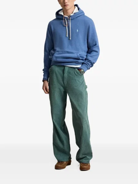 Džemper Polo Ralph Lauren od flisa plava