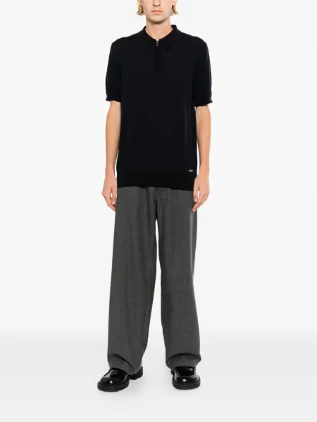 Scurt tricou polo Brioni albastru