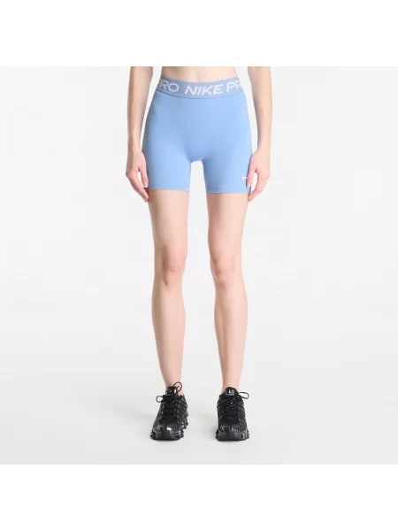 Šortky Nike Pro 5" Mid-Rise Shorts Work Blue/ White S bílé