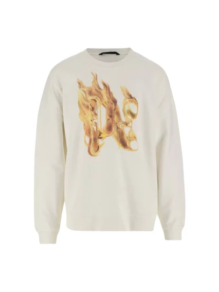 Bluza nierozpinana Palm Angels biała