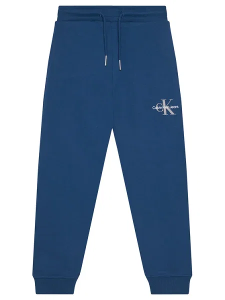 Calvin Klein Jeans Pantaloni trening Monogram Logo D albastru