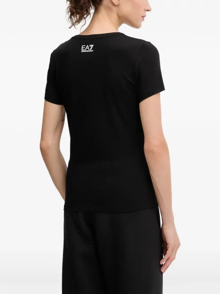 Μικρός μπλούζα Ea7 Emporio Armani με σχέδιο μαύρο