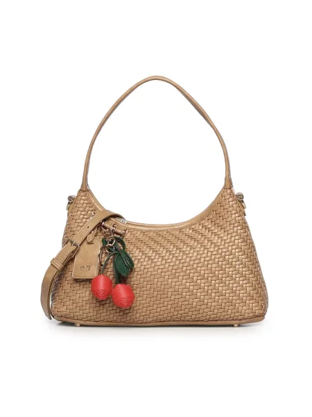 Torebka V73 skórzana beżowa