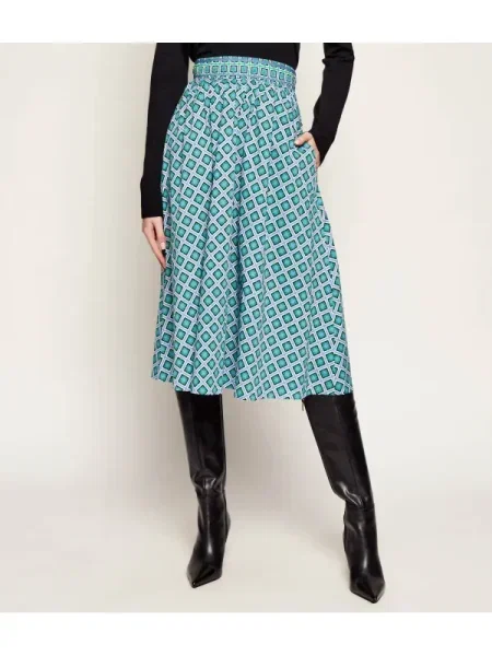 Marella Fustă GLAUCO | high waist albastru