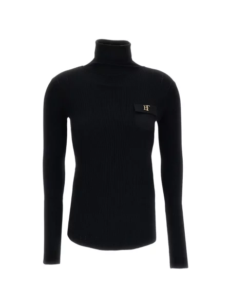 Pulover Elisabetta Franchi cu autograf negru