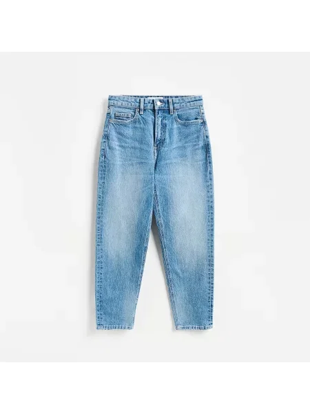 Reserved Mom fit farmer kék