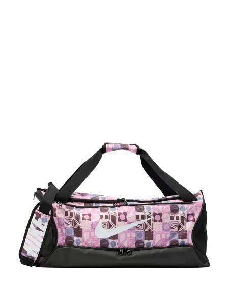 NIKE Športna torba BRSLA roza / črna bela