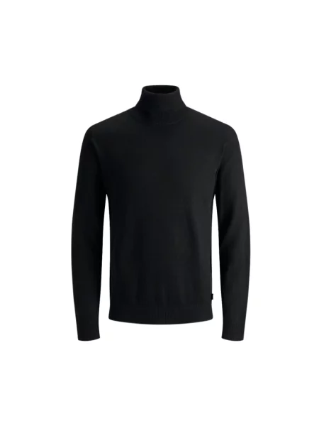 Sweter Jack & Jones z długim rękawem czarny