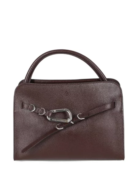 Bőr shopper táska Francesco Biasia barna
