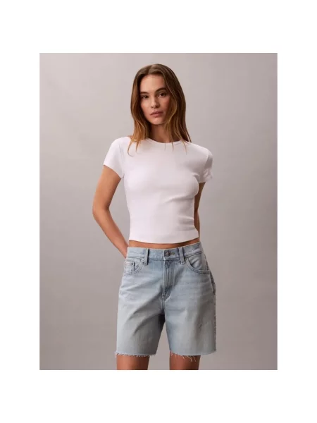 Krátky džínsové šortky Calvin Klein Jeans modrá